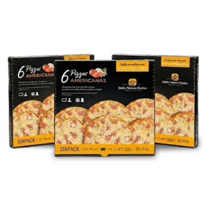 Pizza americana sixpack