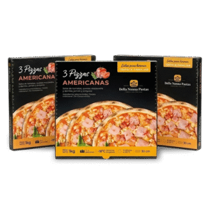 Pizza americana tripack familiar