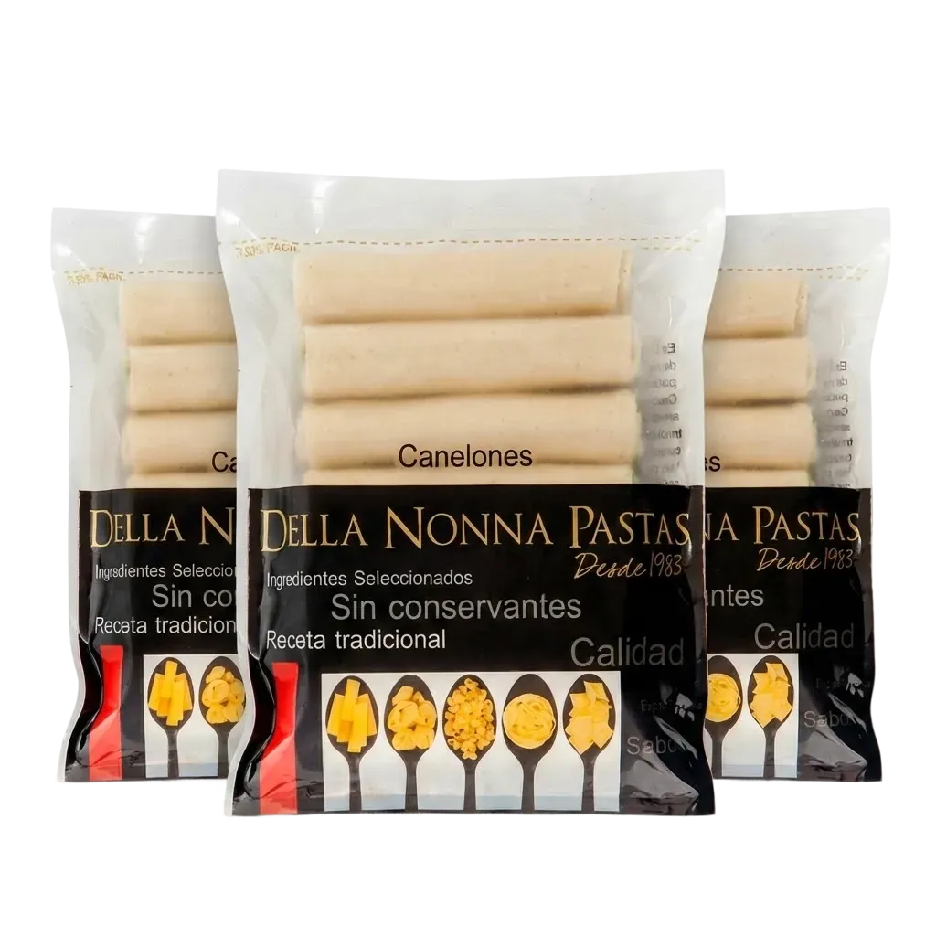 Canelones rellenos de carne