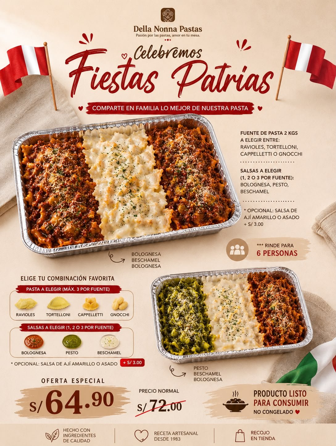 Promoción Especial Fiestas Patrias